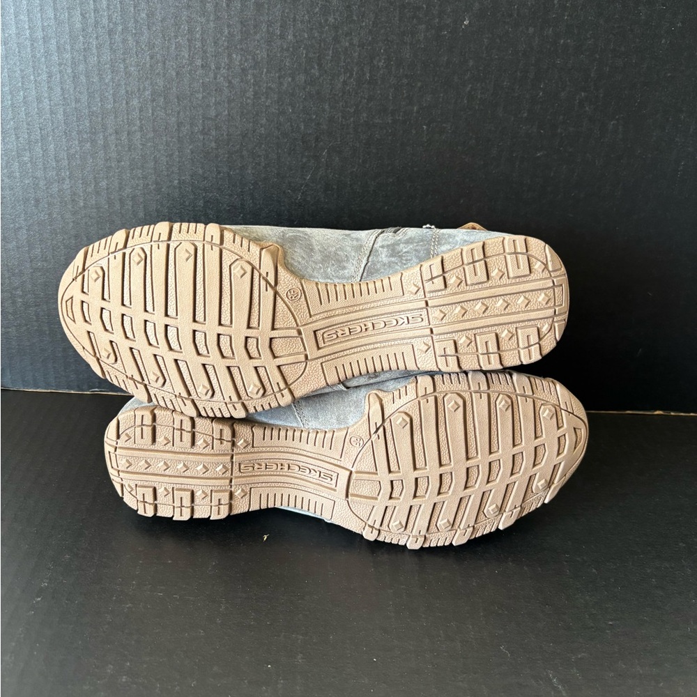 New Women’s Sketchers Biker Lite Suede Ankle Boots - Picture 8 of 8